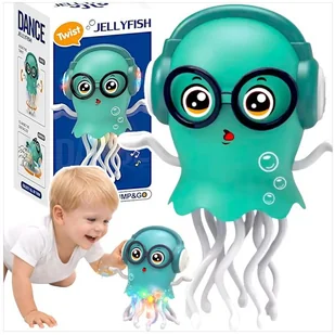 Tańcząca Ośmiornica Meduza Ośmiorniczka Interaktywka Świeci Dźwięk Śpiewa - Maskotki i pluszaki Tańcząca Ośmiornica Meduza Ośmiorniczka Interaktywka Świeci Dźwięk Śpiewa - Maskotki i pluszaki - miniaturka - grafika 1