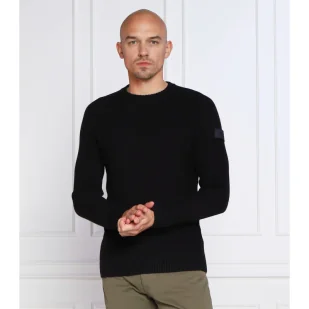 Joop! Sweter | Regular Fit | z dodatkiem wełny - Swetry męskie - miniaturka - grafika 1
