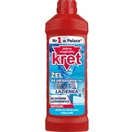 Środki do kuchni i łazienki - Global Żel do udrożniania rur w łazience Kret 500 ml - miniaturka - grafika 1