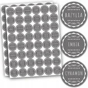 Etykiety do drukarek - Naklejki na przyprawy etykiety na słoiki 152sztuki - miniaturka - grafika 1