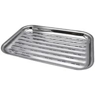 Akcesoria do grilla - BBQ Tacka grillowa ze stali nierdzewnej 34,5 cm + - miniaturka - grafika 1