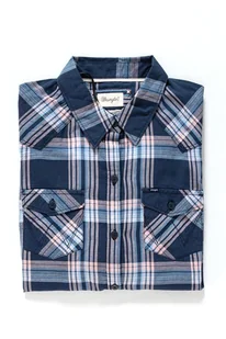 Wrangler, Koszula męska, L/S Western Shirt Navy W5045Lu35, rozmiar XS - Koszule męskie - miniaturka - grafika 1