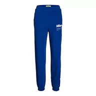 Spodnie damskie - JACK & JONES Damskie spodnie dresowe Jjxx Jxbianca Hw Relaxed Vint Sweatpants Sn do biegania, Sodalite Blue/Print:bright White Milano Print, S - miniaturka - grafika 1