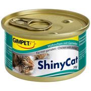 Mokra karma dla kotów - Gimpet ShinyCat kurczak i krewetki 24x70g - miniaturka - grafika 1