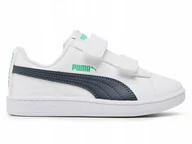 Buty dla dziewczynek - BUTY dziecięce PUMA UP białe 373602-27 na rzepy 28 - miniaturka - grafika 1