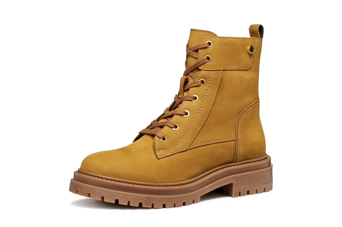 Geox Damskie buty D IRIDEA Ankle Boot, Lion, 40 EU, Lion, 40 EU