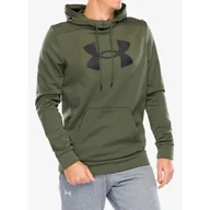 Bluzy sportowe męskie - Bluza z kapturem męska Under Armour Armour Fleece Big Logo Hoodie - miniaturka - grafika 1