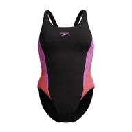 Stroje kąpielowe - Damski Strój kąpielowy SPEEDO CLBLK 2.0 1PC AF 8-00424815357 – Fioletowy - miniaturka - grafika 1