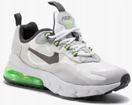 Buty sportowe damskie - 38,5 Buty Nike Air Max 270 React (gs) BQ0103-102 Szare Sportowe - miniaturka - grafika 1