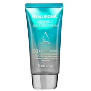 FARMSTAY Hyaluronic UV Shield Sun Block Cream SPF50+/PA++++ krem z filtrem 70g - Balsamy i kremy do opalania - miniaturka - grafika 1