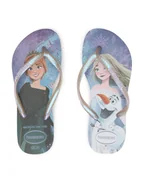 Buty dla dziewczynek - Havaianas Japonki FROZEN 41372662204 Kolorowy - miniaturka - grafika 1