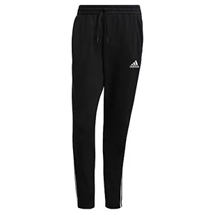 Adidas Spodnie męskie M 3s Ft Te Pt czarny czarny/biały S GK8829 - Spodnie męskie - miniaturka - grafika 1