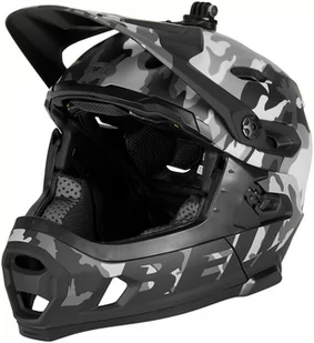 Bell Super DH MIPS Kask rowerowy, matte/gloss black camo M | 55-59cm 2021 Kaski Fullface i Downhill 210178-044 - Kaski rowerowe - miniaturka - grafika 1