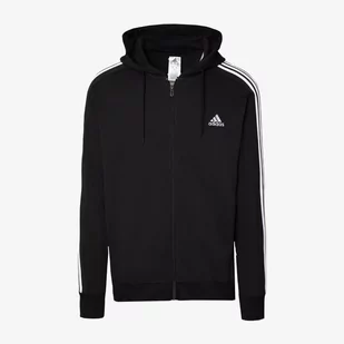 ADIDAS BLUZA ROZPINANA Z KAPTUREM M 3S FT FZ HD - Bluzy męskie - miniaturka - grafika 1