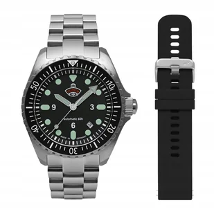 Zegarek Nowy Zegarek Ruhla Nva Kommando Minentaucher Automatic Ra-4960M5 Na Prezent - Zegarki męskie - miniaturka - grafika 1