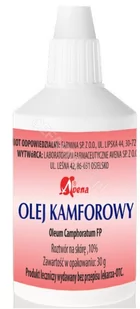 Avena Olej Kamforowy 10% 30 g - Stawy, mięśnie, kości - miniaturka - grafika 1