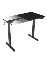 Biurka gamingowe - Biurko elektrycznie regulowane z blatem IB-EW122B-TT 140x70 cm do siedzenia i stania - miniaturka - grafika 1
