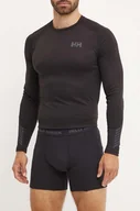 Bielizna sportowa męska - Helly Hansen bielizna funkcyjna Lifa Merino kolor czarny 48353 - miniaturka - grafika 1