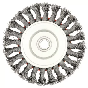 Szczotka druciana drut skręcany Czołowa Boczna M14 125mm FALON-TECH - Materiały ścierne - miniaturka - grafika 2