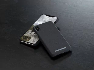 Nordic Elements Original Idun - Materiałowe etui iPhone Xs Max (Dark Grey) - Etui i futerały do telefonów - miniaturka - grafika 3