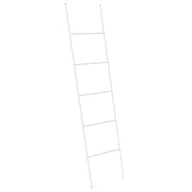 Wieszaki łazienkowe - Beliani Stojak na ręczniki biały ARIBIBI - miniaturka - grafika 1