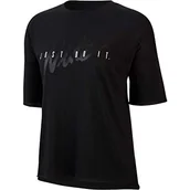 Koszulki i topy damskie - NIKE Dry T-Shirt damski GRX HO19, czarny/biały, L - miniaturka - grafika 1