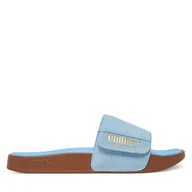 Klapki i japonki damskie - Klapki Puma Leadcat 2.0 Palermo Foil 399041 03 Niebieski - miniaturka - grafika 1