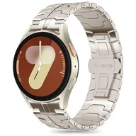 Akcesoria do smartwatchy - Pasek do SAMSUNG GALAXY WATCH 4 / 5 / 5 PRO / 6 / 7 / FE Tech-Protect Stainless Line Titanium srebrne - miniaturka - grafika 1