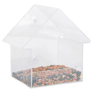 Esschert Design akrylowego domek dla ptaków z PMMA i PCW, 15,0 x 10,0 x 15,3 cm FB370 - Karmniki dla ptaków - miniaturka - grafika 1