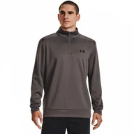 Bluzy sportowe męskie - Męska bluza treningowa nierozpinana UNDER ARMOUR UA Armour Fleece 1/4 Zip - miniaturka - grafika 1