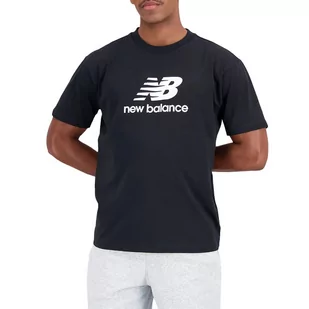 Koszulka New Balance MT31541BK - czarna - Koszulki sportowe męskie - miniaturka - grafika 1