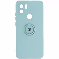 Etui i futerały do telefonów - Bizon Etui Case Silicone Ring do Redmi A1 turkusowe - miniaturka - grafika 1