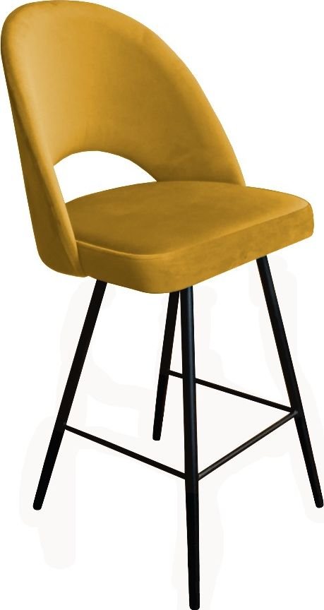 Atos Hoker ISKAR VELVET żółty tapicerowany aksamitem ATOS