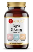 Witaminy i minerały - Yango - Cynk 3 Formy - 90 kapsułek - miniaturka - grafika 1