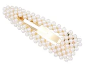 Ozdoby do włosów - SPINKA DO WŁOSÓW perełki PERŁY ślub ZŁOTA - miniaturka - grafika 1