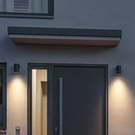 Lampy ogrodowe - Paulmann kinkiet zewnętrzny LED Kimu, antracyt, 3000 K - miniaturka - grafika 1