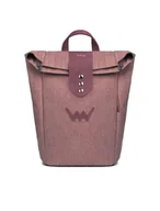 Plecaki - Plecak miejski damski Vuch Lutine ciemnoróżowy uniwersalny - miniaturka - grafika 1