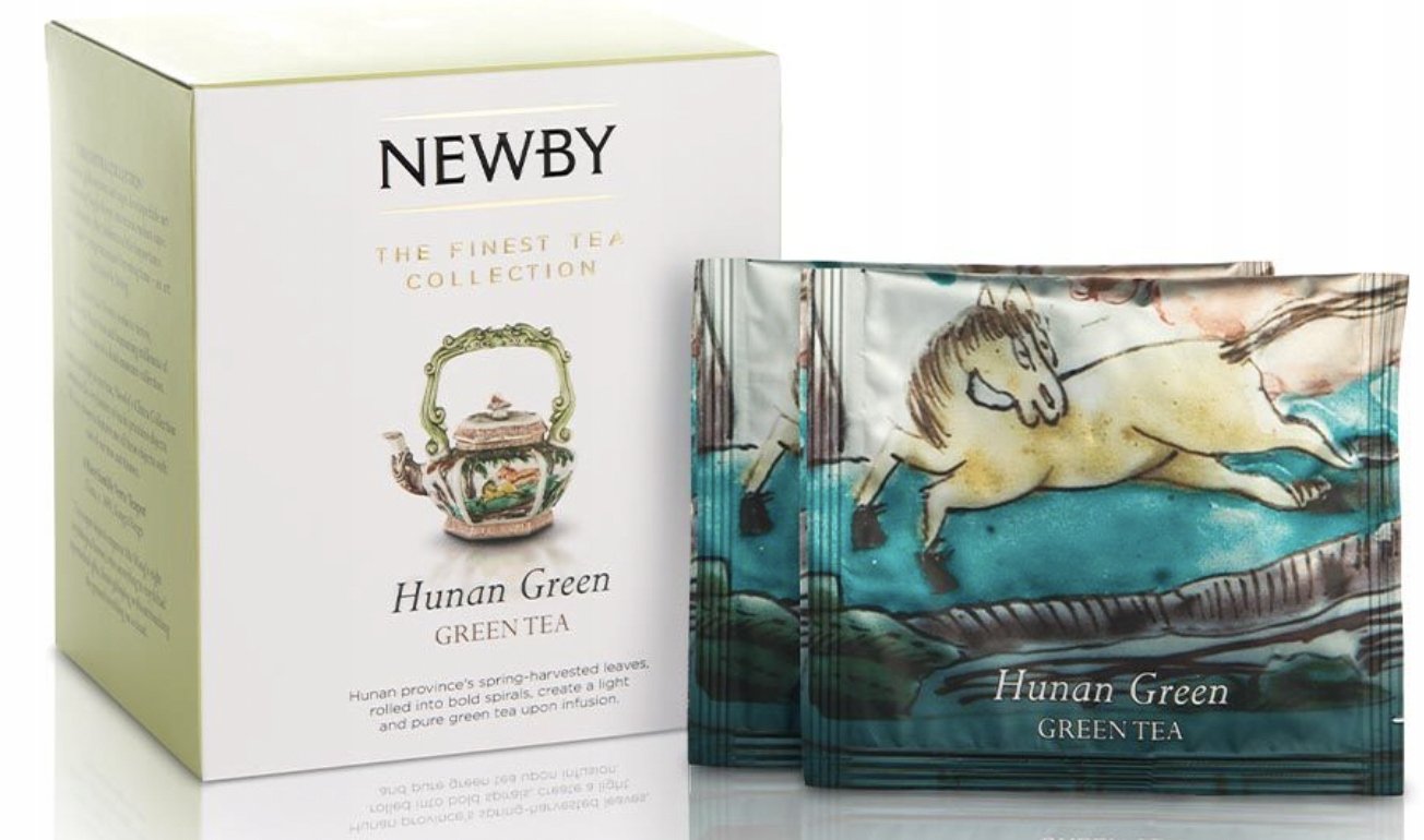 Herbata zielona Newby Hunan Green klasyczna 15 szt
