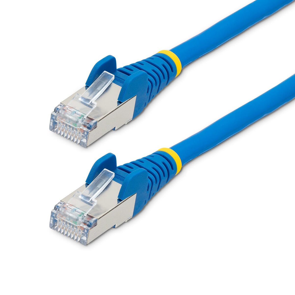 Kabel sieciowy StarTech.com 1.5m CAT6a Ethernet - niebieski - Low Smoke Zero Halogen (LSZH) - 10GbE - 500MHz - 100W PoE++ - Rastless Snagless - RJ-45 - S/FTP (NLBL-150-CAT6A-PATCH)