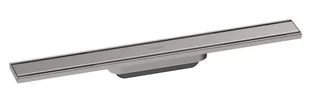 Hansgrohe RainDrain Original - Odpływ liniowy 60 cm, z rusztem, stal nierdzewna szczotkowana 56196800 - Odpływy liniowe - miniaturka - grafika 1