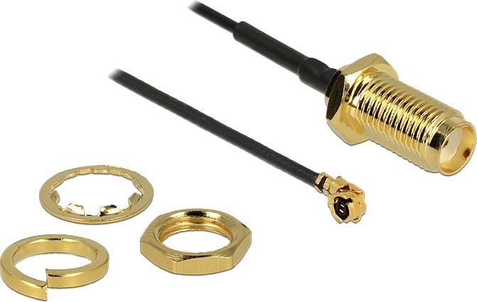 Delock Kabel I-PexMHF/U.FL -> SMA 0.05m 89433
