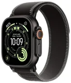 Smartwatch - Apple Watch Ultra 3 GPS + Cellular 49mm Tytan czarny pasek Trail S/M Czarny - miniaturka - grafika 1