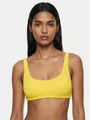 Stroje kąpielowe - Banana Moon Góra od bikini Justin Scrunchy JAA22 Żółty - miniaturka - grafika 1