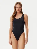 Stroje kąpielowe - Calvin Klein Swimwear Strój kąpielowy KW0KW02859 Czarny - miniaturka - grafika 1