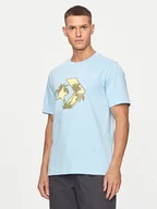 Koszulki męskie - Converse T-Shirt M Festival Star Chev Tee 10026417-A03 Niebieski Regular Fit - miniaturka - grafika 1