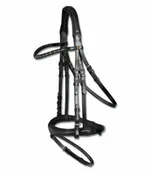 Ogłowia - Waldhausen Ogłowie z nachrapnikiem angielskim kombinowanym X-LINE SENSITIVE - miniaturka - grafika 1