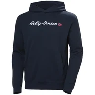 Bluzy sportowe męskie - Męska bluza Helly Hansen Core Graphic Sweat Hoodie Rozmiar: XL / Kolor: ciemnoniebieski - miniaturka - grafika 1