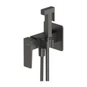 Baterie bidetowe - Omnires Parma system bidetowy podtynkowy grafit SYSPMBI2GR - miniaturka - grafika 1