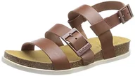 Sandały damskie - KICKERS Alana, płaskie sandały damskie, jasnobrązowe, 40 EU, Jasnobrązowy, 40 EU - miniaturka - grafika 1