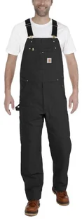 Ogrodniczki Carhartt Bib Overall Black - Spodnie sportowe męskie - miniaturka - grafika 1